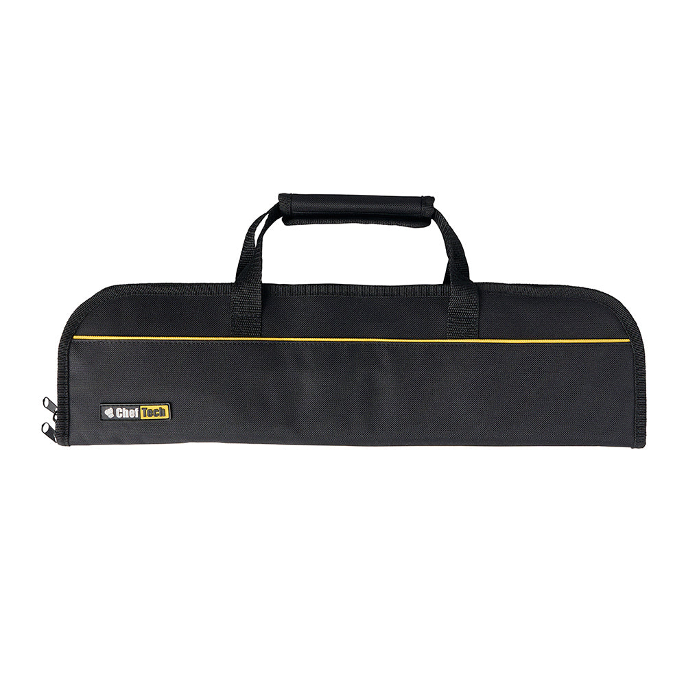Cheftech Knife Roll - 6 Pockets - Soft - Black