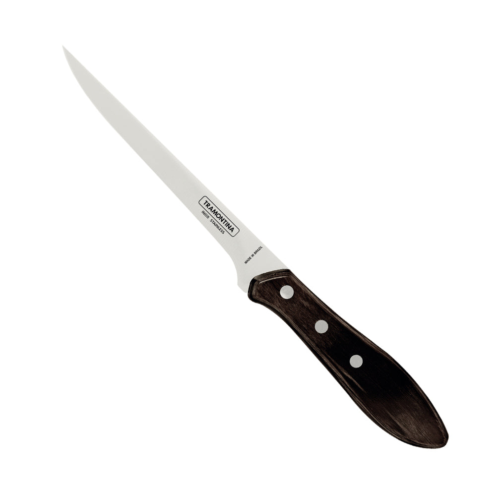 Churrasco Barbecue Knife Block 5 Piece - Brown