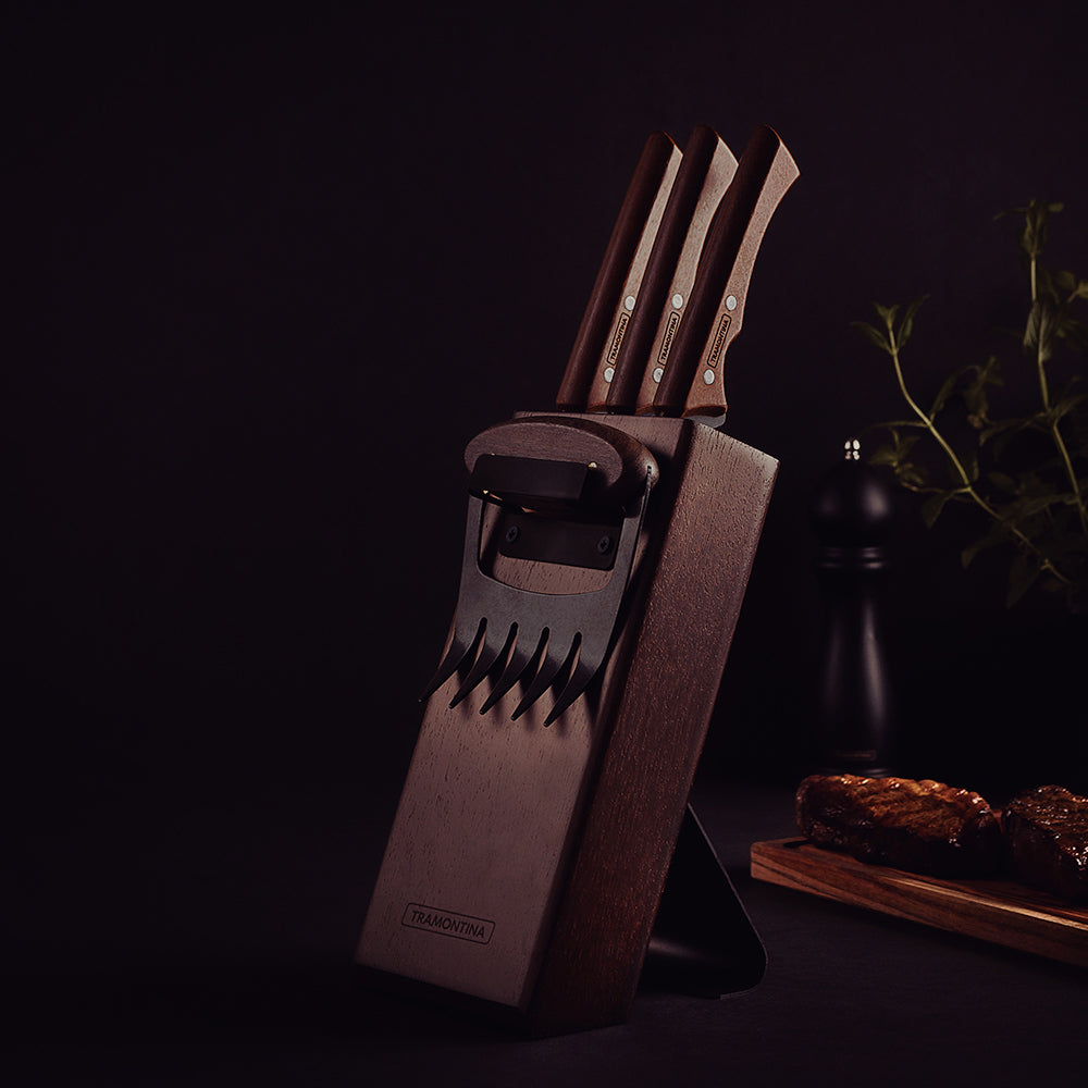 Churrasco Black Barbecue Set - 5 Piece