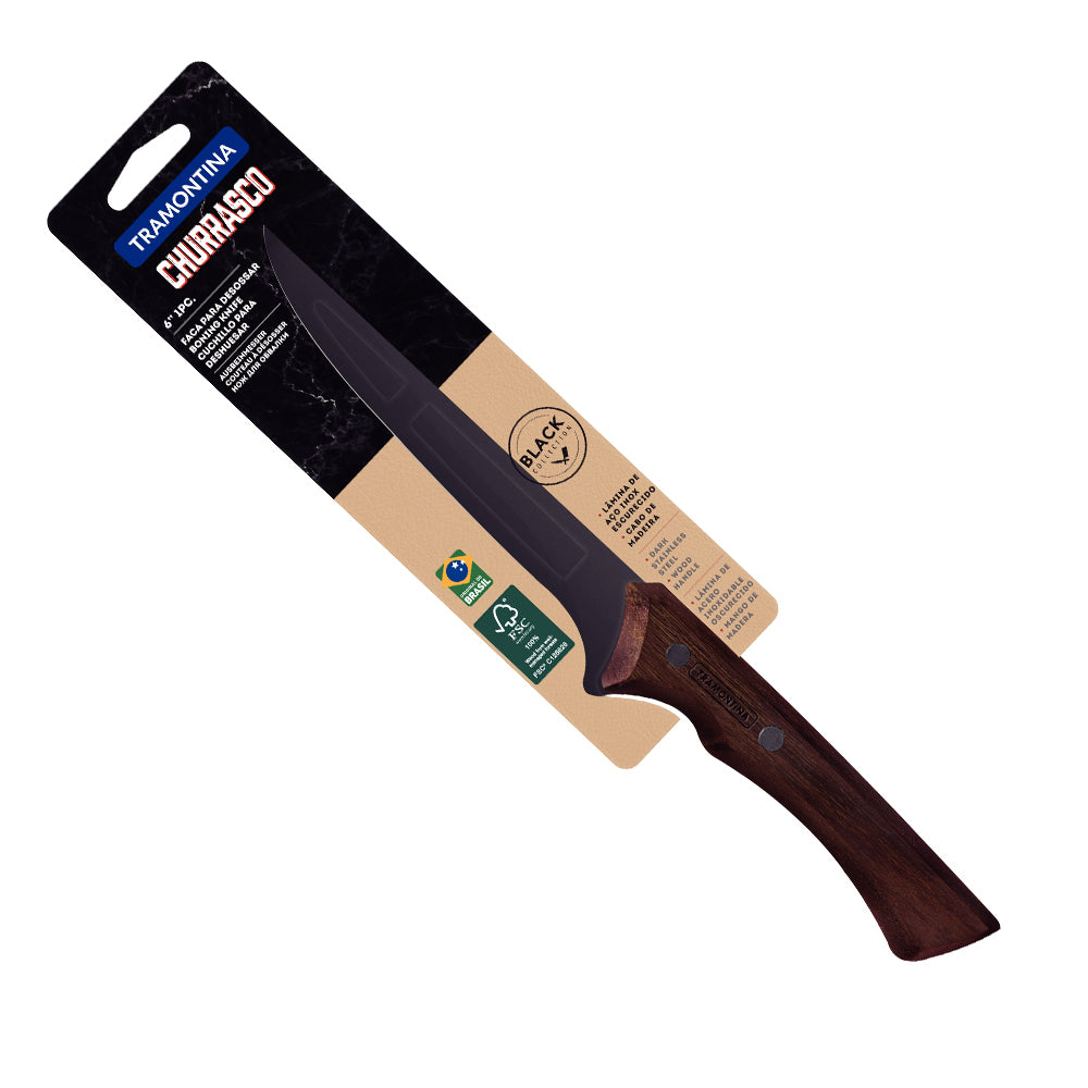 Churrasco Black Collection Boning Knife - 15cm blade