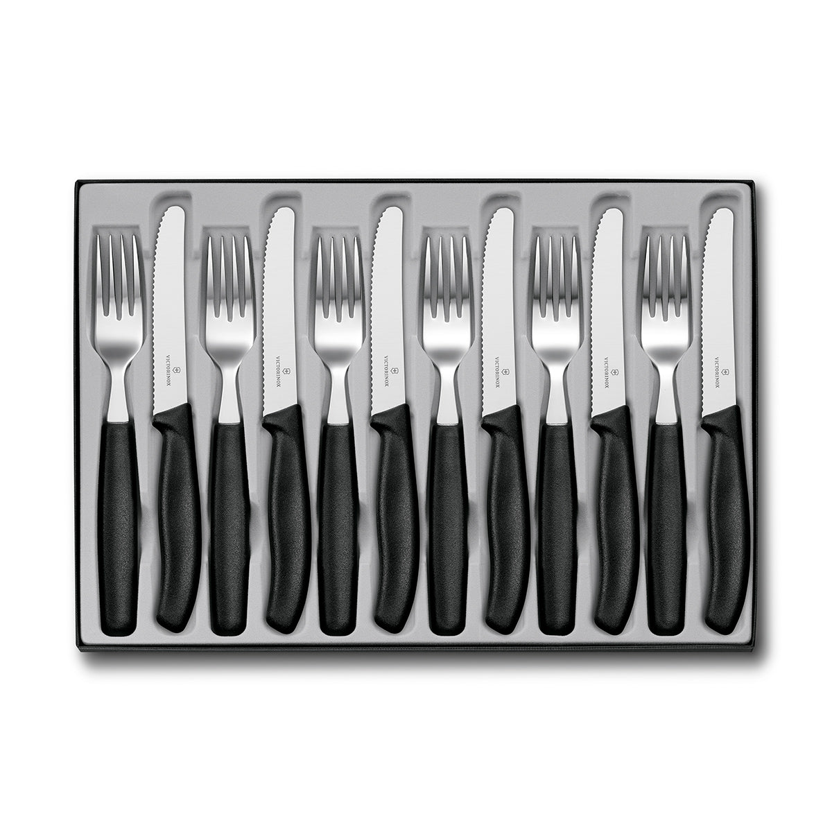 Victorinox swiss classic steak knife and forks set of 12