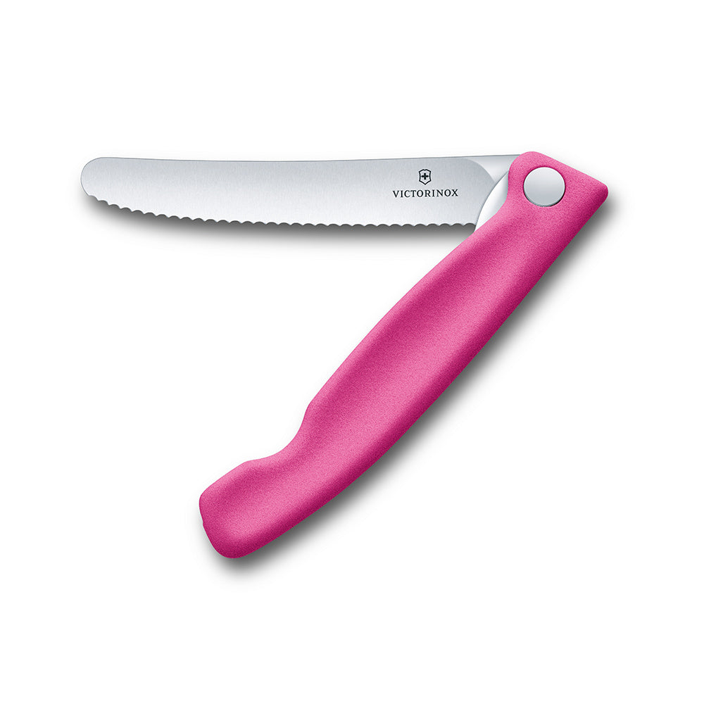 Victorinox Folding Paring Knife - Pink - 11cm