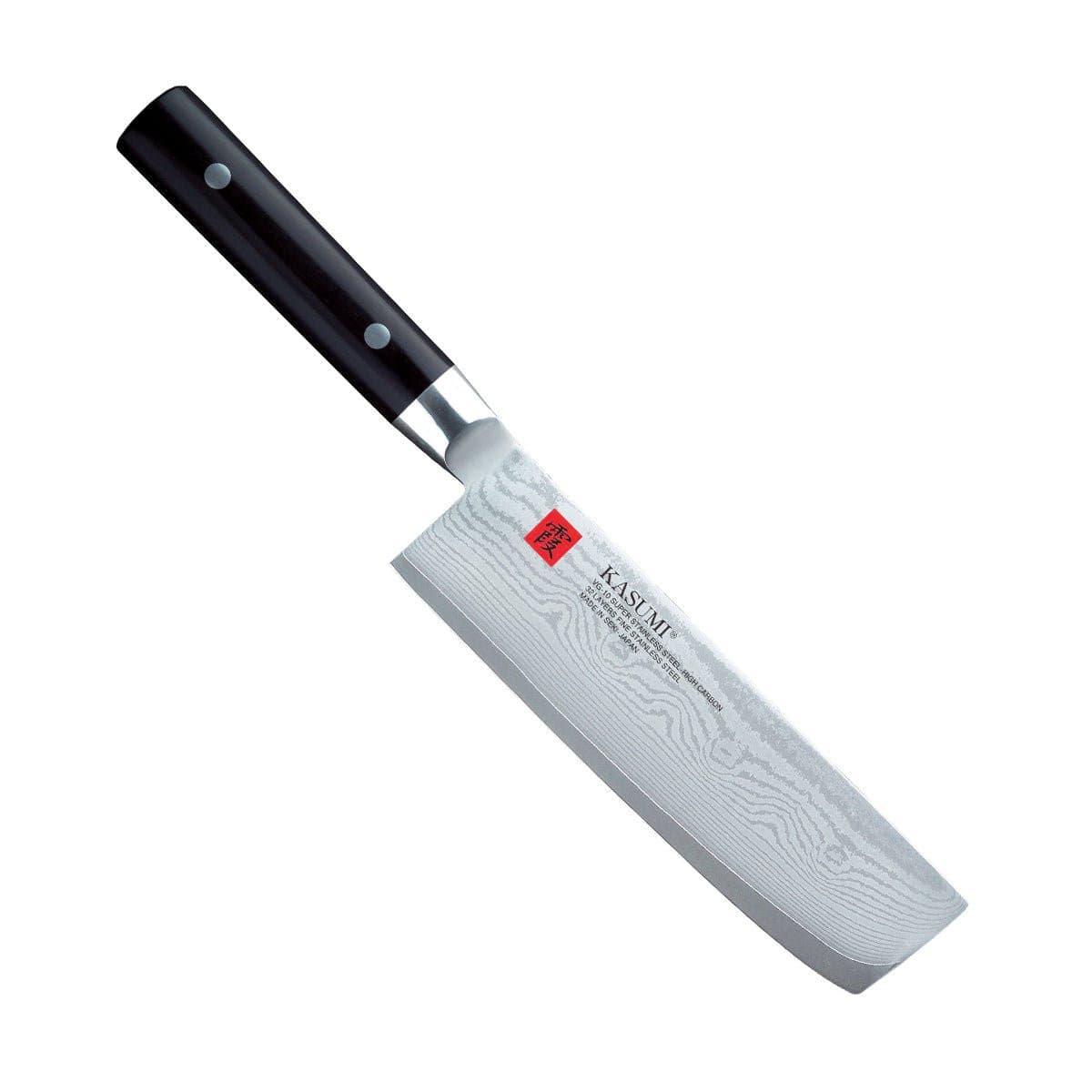 Kasumi Damascus Nakiri Knife, 17cm - Knife Store