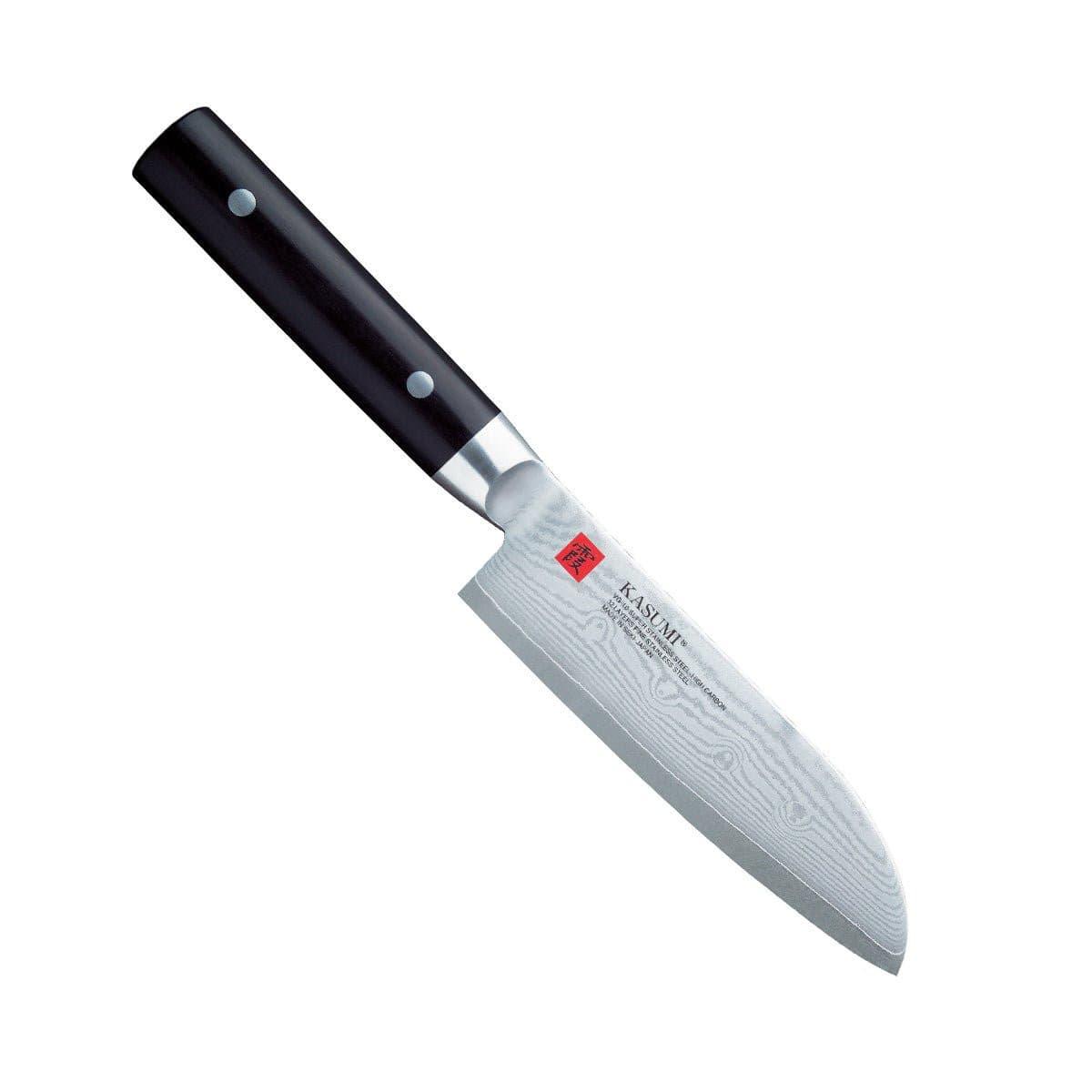 Kasumi Damascus Santoku Knife, 13cm - Knife Store