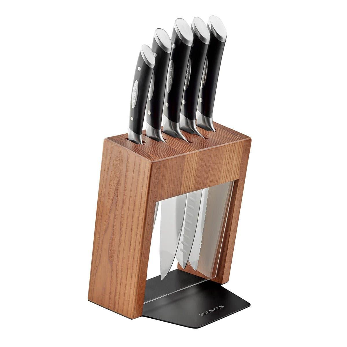 Scanpan Kalo 6 Piece Knife Set & Ash Block - Knife Store