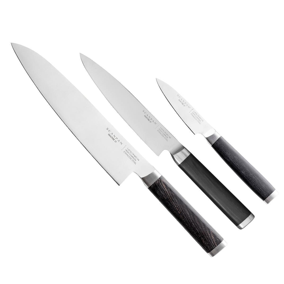 Scanpan Maitre D 3 Piece Chef Set - Knife Store