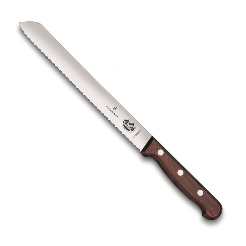 Victorinox Bread Knife - 21cm, Wooden Rosewood Handle - Knife Store