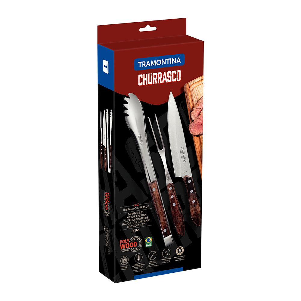 Churrasco Barbecue Set - Polywood 3 Piece Set