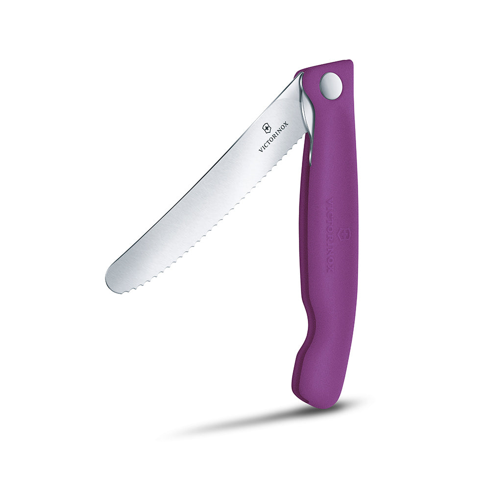 Victorinox Folding Paring Knife - Purple - 11cm