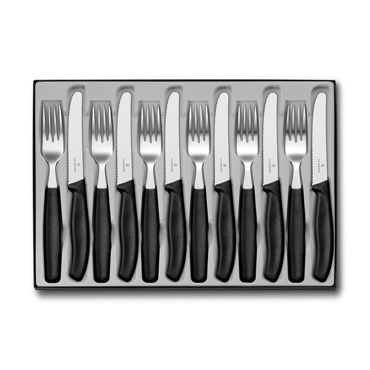 Victorinox Classic 12 Piece Knife & Fork Set