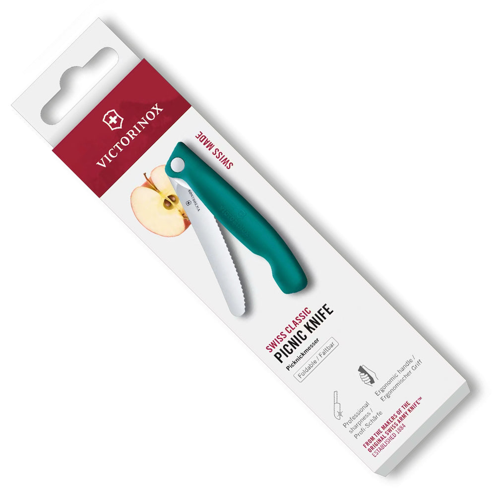 Victorinox Folding Paring Knife - Green - 11cm