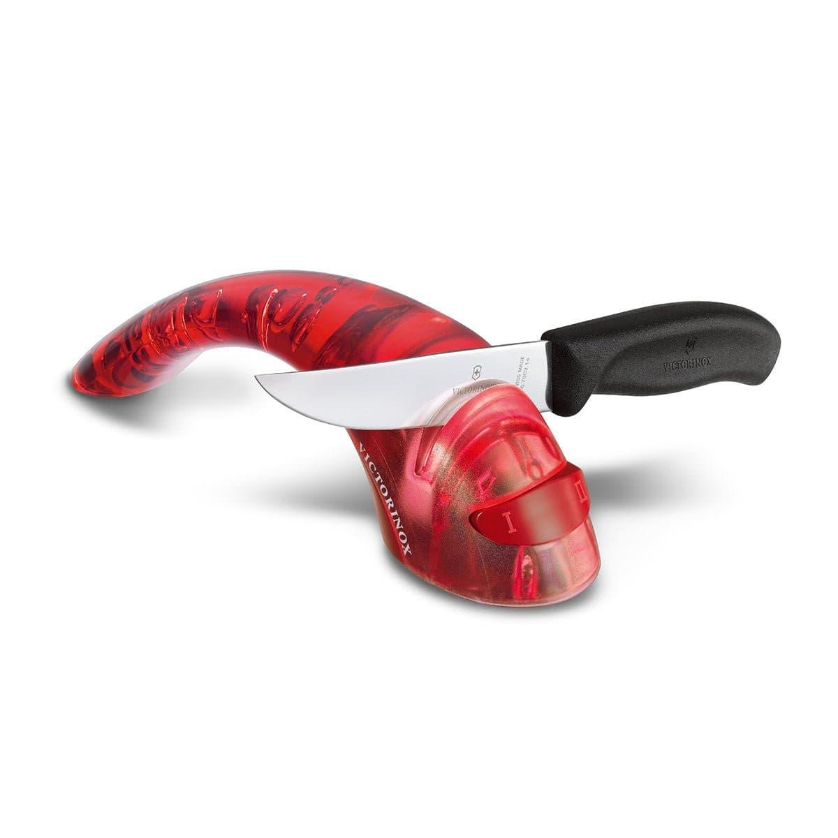 Ceramic Discs 2-Stage Red Knife Sharpener - Victorinox - Knife Store