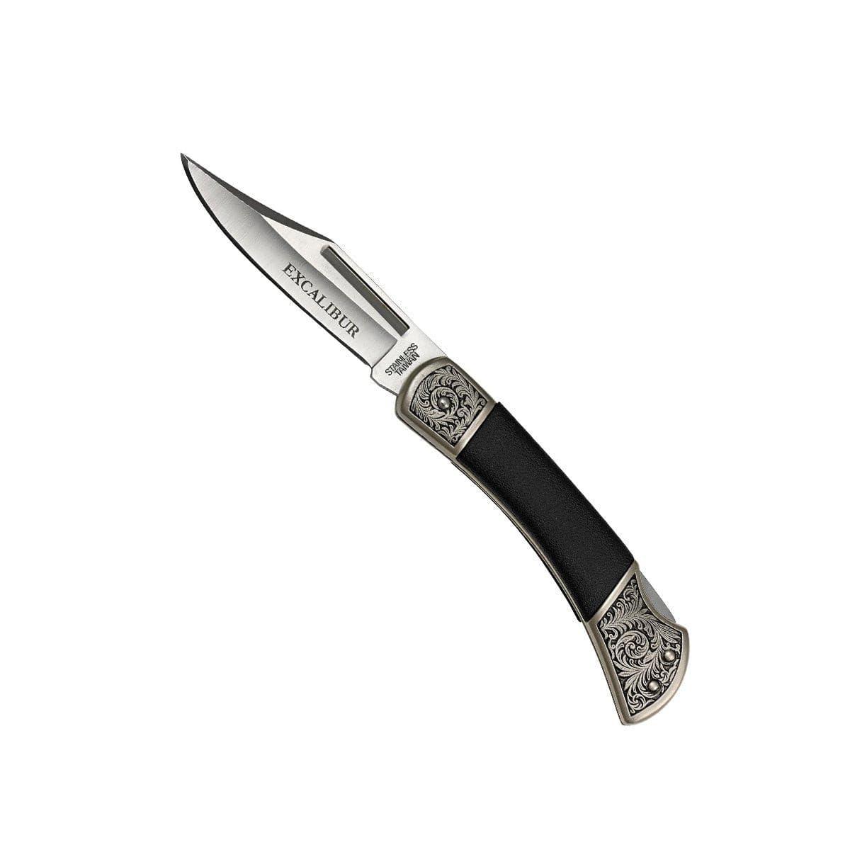Excalibur Royal Black Prince - 105mm Folding Pocket Knife - Knife Store