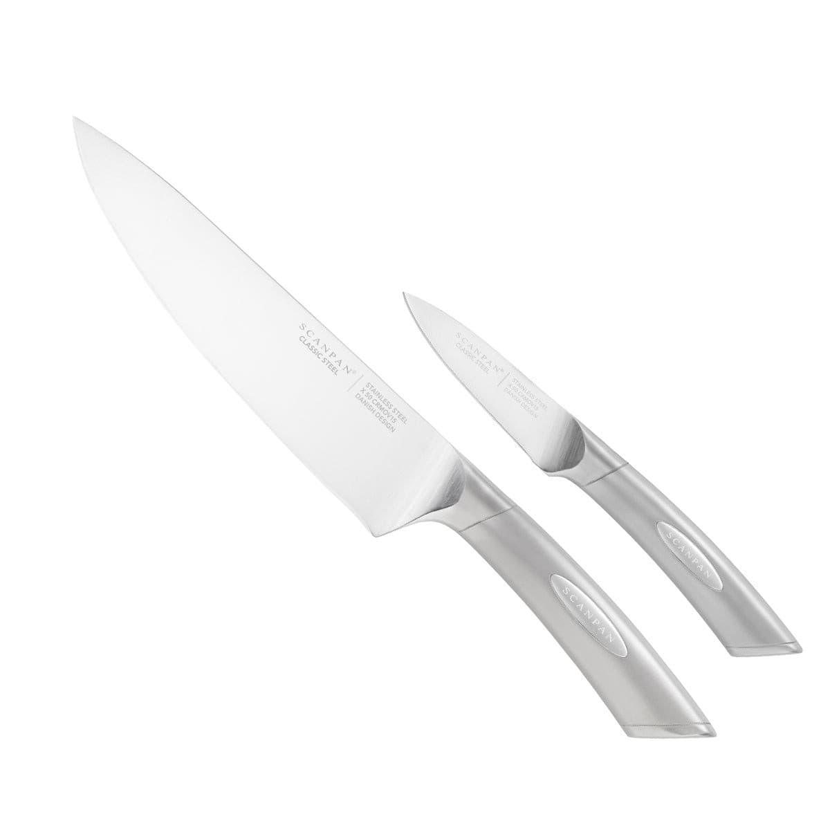 Scanpan Classic Steel 2 Piece Chef Knife Set - Knife Store