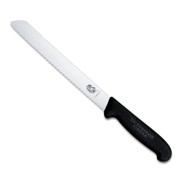Victorinox Swiss Modern 10 inch Bread and Pastry Knife, Black Polypropylene  Handle