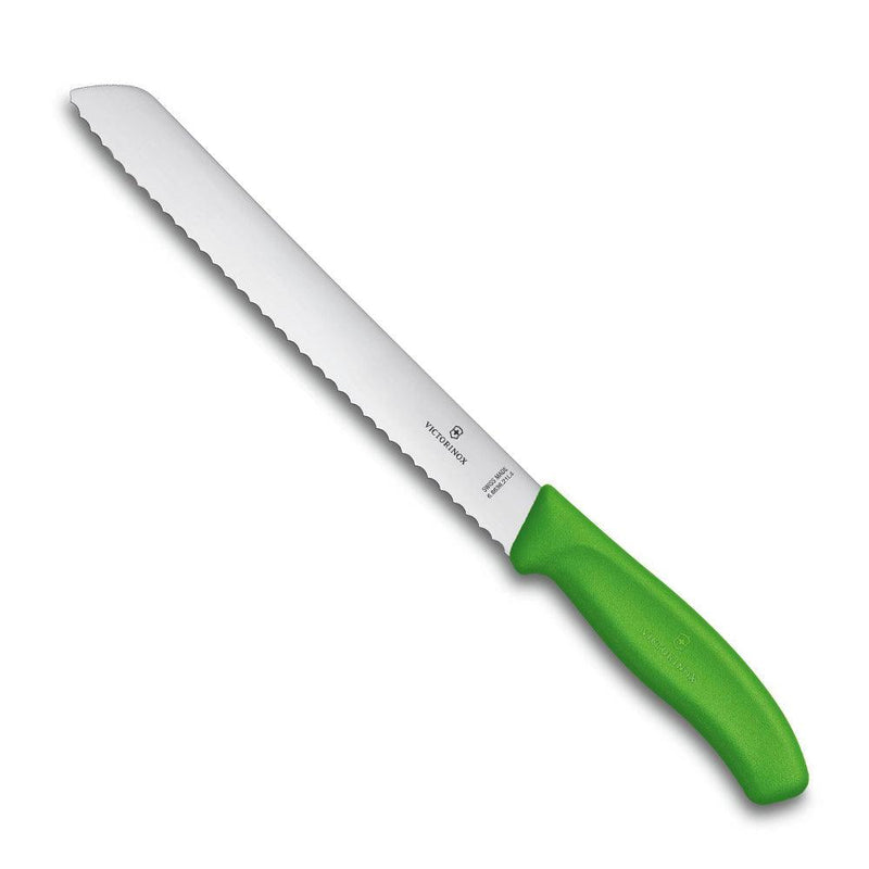 Victorinox Bread Knife 21cm, Green Swiss Classic