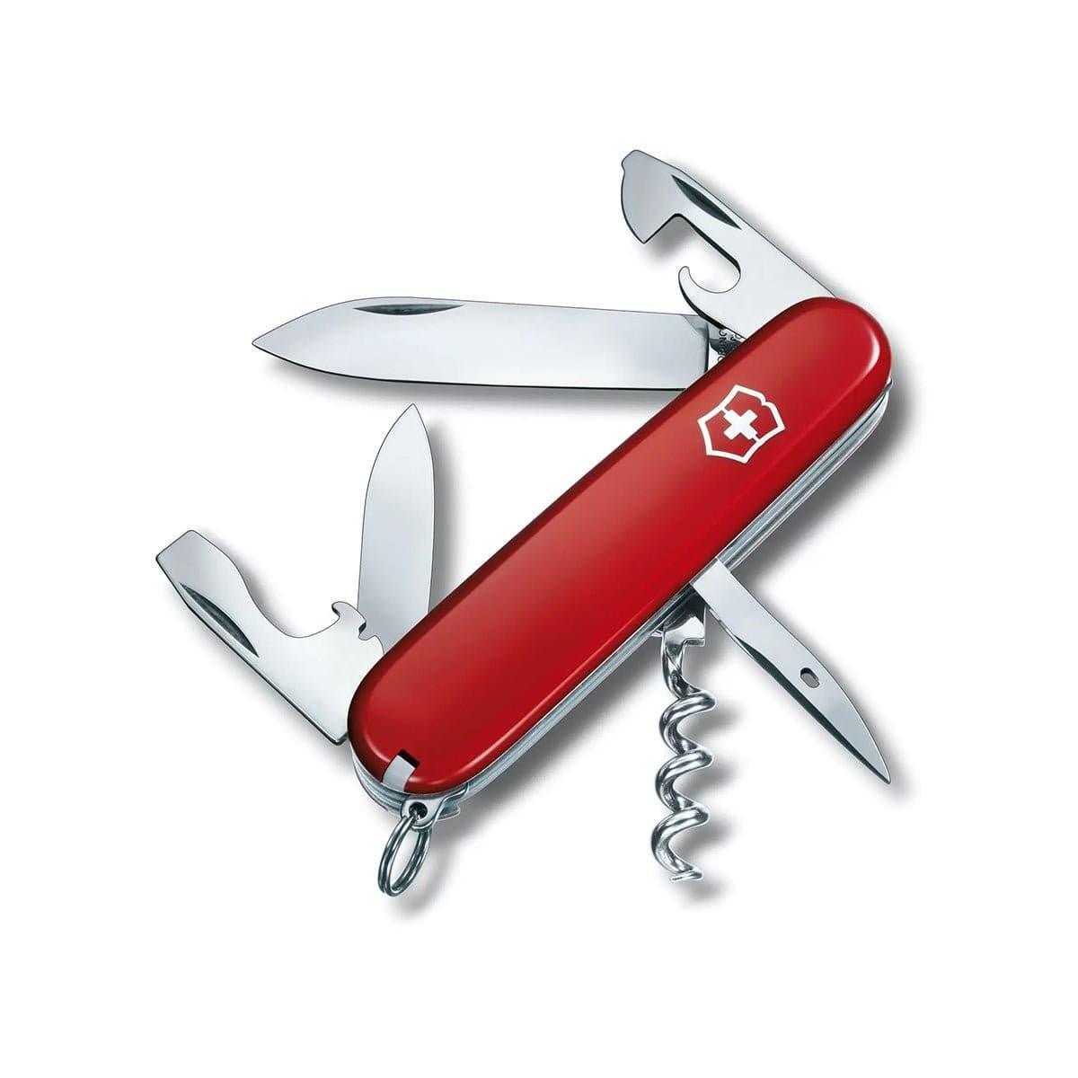 Victorinox Pocket Knife - Spartan Red - 12 Function Swiss Army Knife - Knife Store